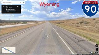 Interstate 90 - Wyoming westbound