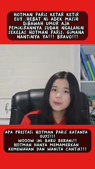 KATE VICTORIA LIM: MANA PRESTASI HOTMAN PARIS, PAMER HARTA DAN WANITA CANTIK?