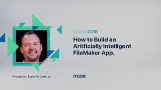 Как создать приложение FileMaker с искусственным интеллектом [IGT 08]