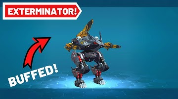 The Exterminator Fenrir with Ember & Igniter- War Robots Test Server - Rebalance - WR Gamepaly