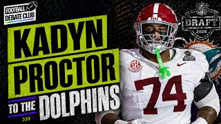 Here's Why Kadyn Proctor to the Dolphins is a Massive Reach