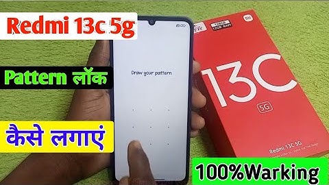 Realme c67 5g me pattern lock kaise lagaye/how to set screen lock pattern in realme c67 5g me..
