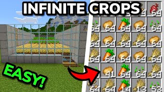 Famous SIMPLE 26.1+ AUTOMATIC CROP FARM TUTORIAL for Minecraft Bedrock and Java Net Worth