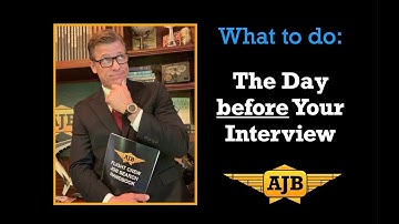 What to do the day BEFORE your interview - AirJobBoss.com - Airline Interview Prep.