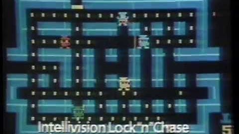 Intellavision Lock N Chase 1983