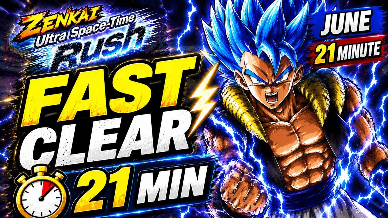 FAST CLEAR Zenkai Rush ⚡ (Auto Select) – June | Dragon Ball