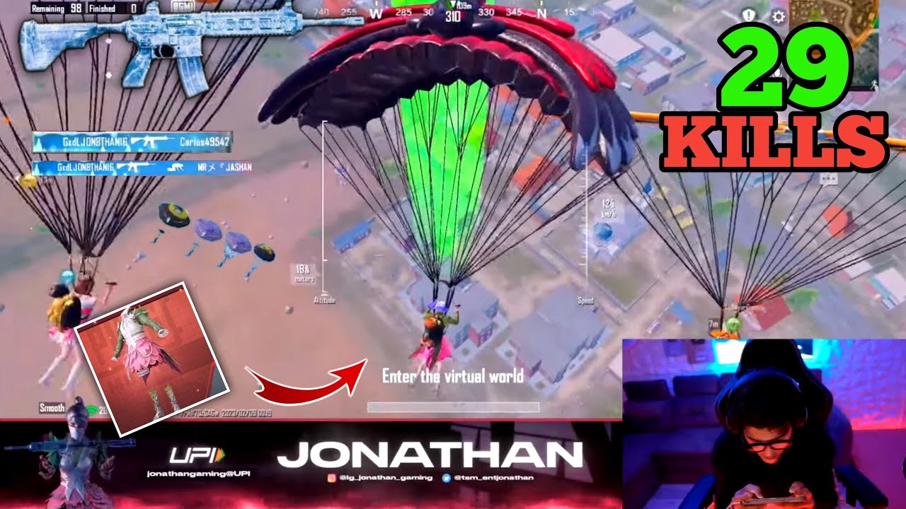 29KILLS 😍! JONATHAN NEW BEST AGRESSIVE GAMEPLAY/ FOREST ELF SET 