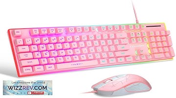 MageGee GT838 Gaming Keyboard and Mouse Combo 104 Keys RGB Backlit Quiet Review