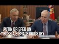 Putin meets head of roscosmos russia offers africa participation in its orbital station