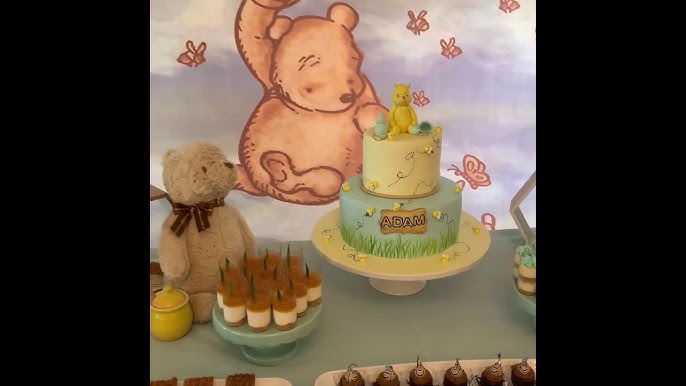 Winnie the Pooh Cake For a Baby Shower