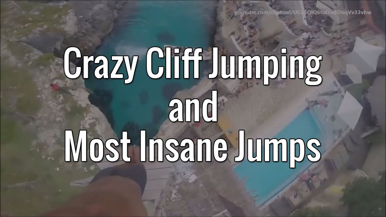 Most INSANE Cliff Jumping and Diving Into Water Compilation