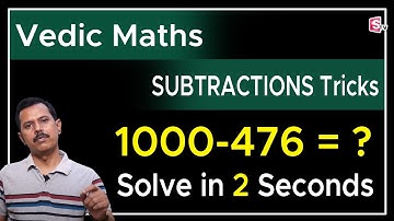 Vedic Maths Subtraction Tricks by M Narasimharao | New Vedic Maths Exam Tricks | SumanTV Education
