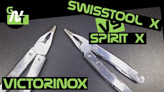 Victorinox SwissTool X VS Spirit X Comparison Review of 2 Great Tools!