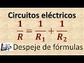 Despeje de la fórmula de circuitos eléctricos | La Prof Lina M3