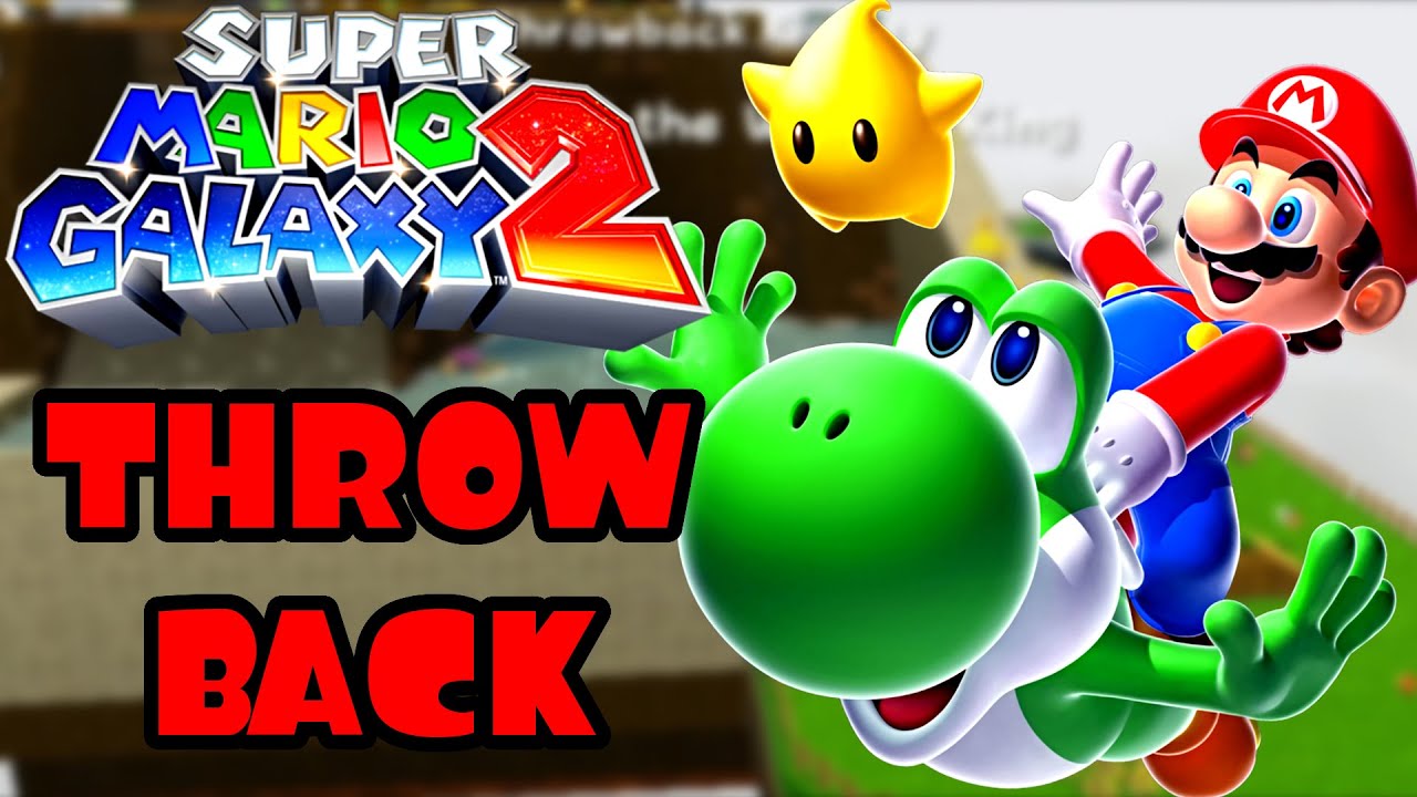 Super Mario Galaxy 2 100% Walkthrough 🌌 Throwback Galaxy & Comet Medal #1