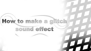 How to make a glitch sound effect with filmora x