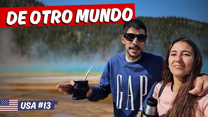 🤯 This is the most surreal place in the United States 👉🏽 [We arrived at Yellowstone 🌈] | E39T7
