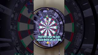 Couldn’t help myself 🎯😂 @TargetDarts180 #dartspractice #darts #urgent