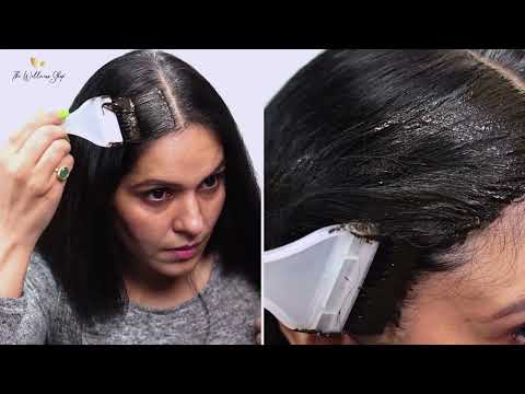 Natural Hair Color Burgundy | Revitalizes Hair | Bouncy Hair | TheWellnessShop.in - video from The Wellness Shop