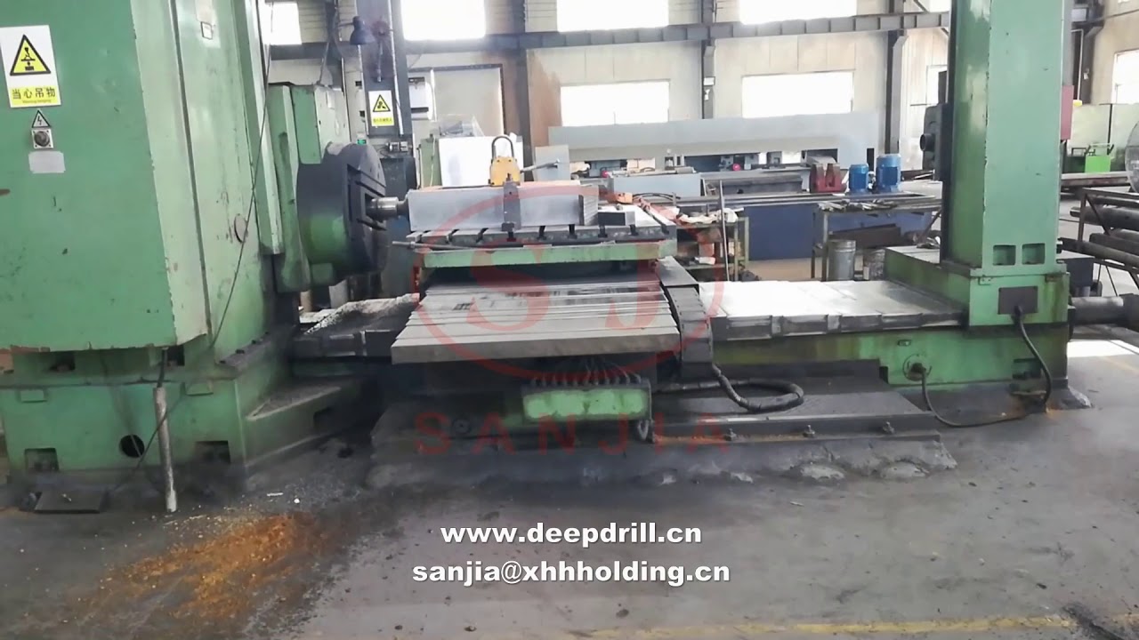 Deep hole drilling and boring machine factory