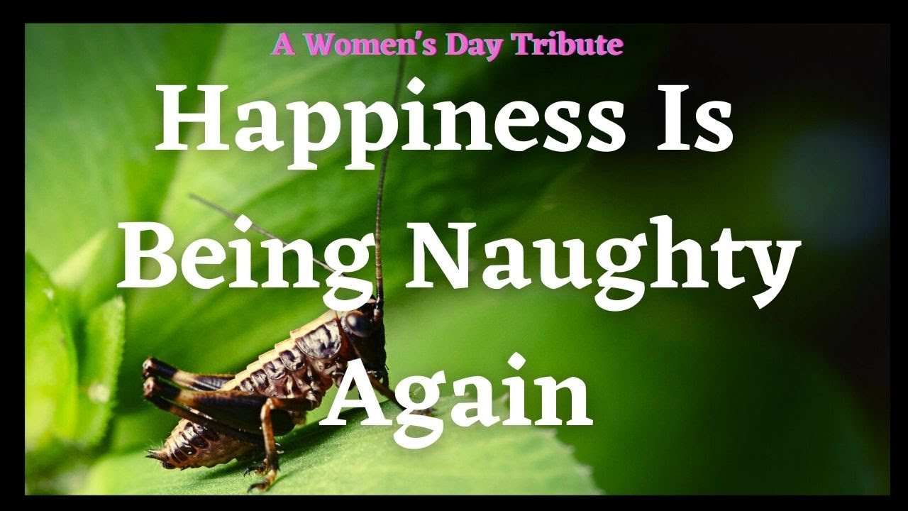 Happiness Is Being Naughty Again# Hyacinth Dsouza#A WOMANS DAY TRIBUTE image