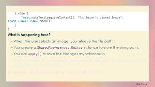 How to Set and Retrieve Data from Preference Object in Android