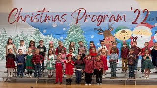 Sophia's First Stage Presentation (Christmas Program 2022) | Proud Mom | USA