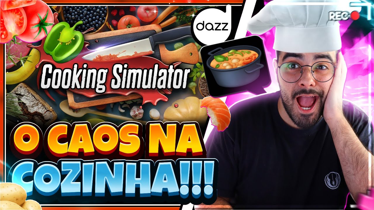 O MELHOR jogo de CULINÁRIA já feito - Cooking Simulator 