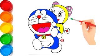 Coloring Doraemon and Dorami