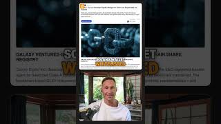 Galaxy’s GLXY stock just got tokenized on Solana.