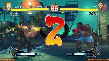 Super Street Fighter IV Arcade Mode (Guile Pt. 2/3)