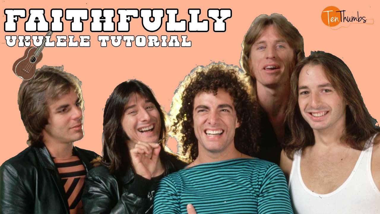 How to Play Faithfully - Journey - Beginner Ukulele Tutorial