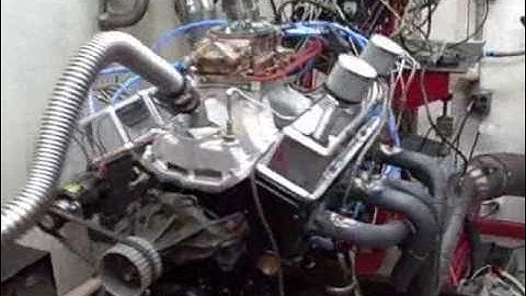 Chevy 364cid Oval Track Road Race Crate Engine Dyno Test by Precision Race Engines