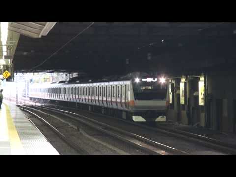 中央快速線 E233系 信濃町駅通過②