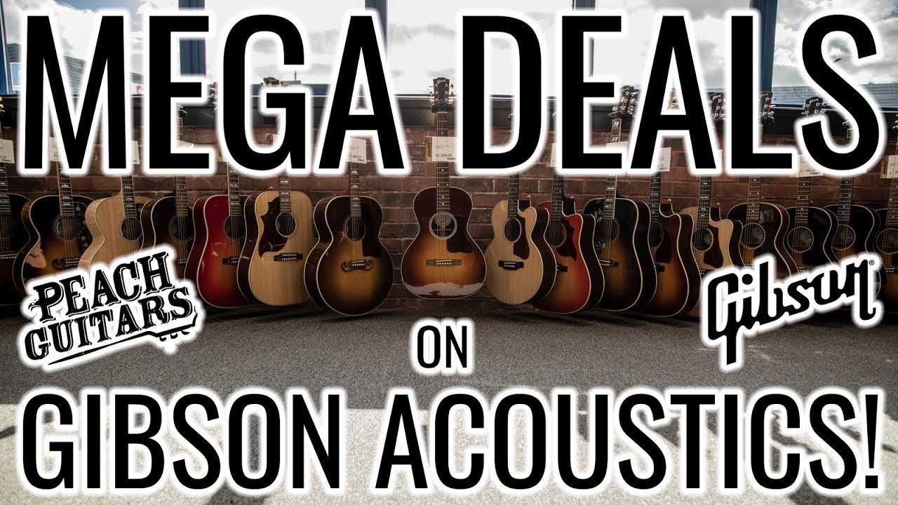 Gibson Montana Mega Deals at Peach Guitars! YouTube