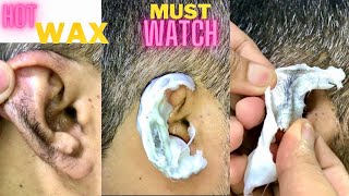 How To Hard Hair REMOVING ⭐️WAX For Men Hot Wax Hair Removal Waxing |Full Tutorial Jeddah Salon 2023