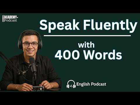 How To Speak English With Just 400 Words | Easy English Podcast Episode cover