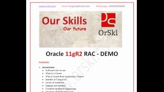 Oracle 11gR2 RAC DEMO