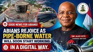 ABIANS REJOICE AS PIPE-BORNE WATER WILL SOON START WORKING IN A DIGITAL WAY