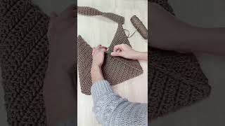 Full Assembly Guide for Handmade Crochet Shoulder Bag | No Sew Hack