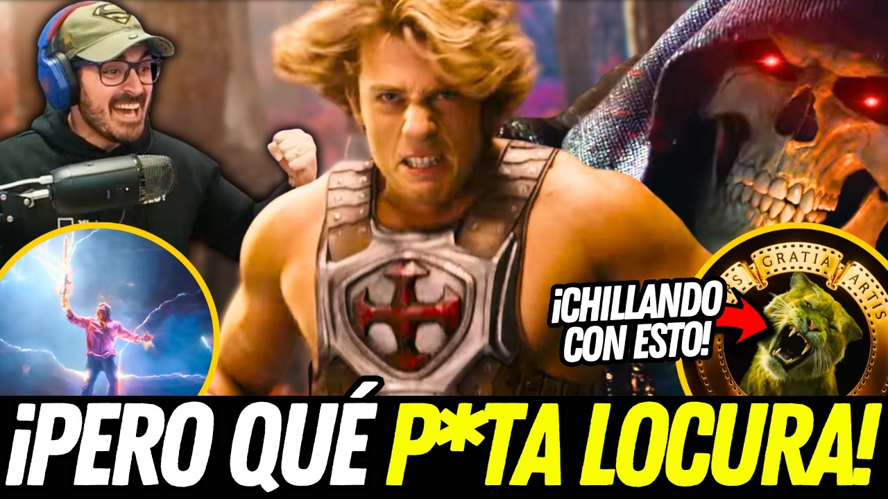 ¡La peli de HE-MAN que siempre SOÑAMOS! 🔥 Masters del Universo TRÁILER Reacción Enajenada y Análisis