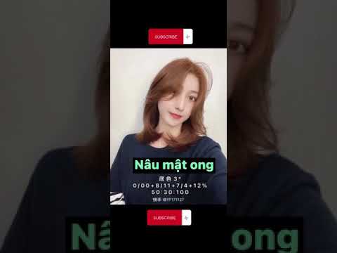 Màu Nâu Be - Công thức nhuộm tóc màu nâu Trầm👩🏼👩🏼 (tổng hợp các công thức)