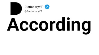 According Synonyms/Thesaurus/Similar Words 
