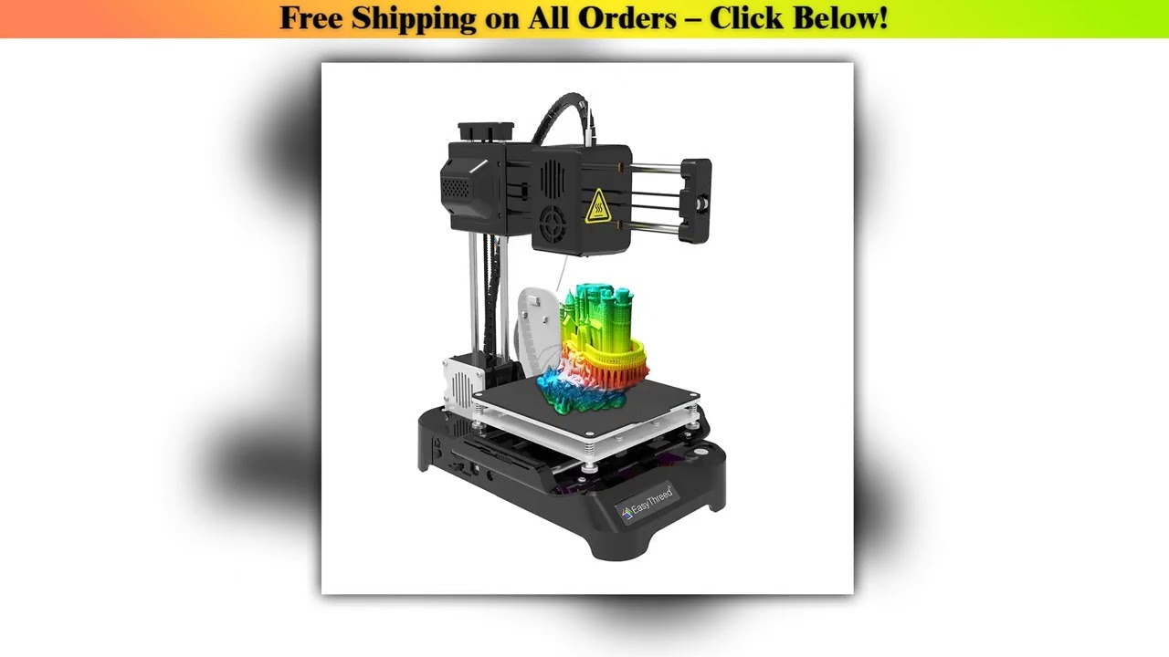 Easythreed Mini 3D Printer K9 Easy Use One-click Print Mainboard Magnetic Build Platform Desktop