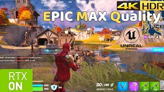 Ray tracing - FortNite - Chapter 4 - 8K -MaxQuality - RTX 4090 OverClock