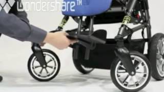 видео Активная детская коляска, для детей с ДЦП HOGGI SWINGBO-VTi