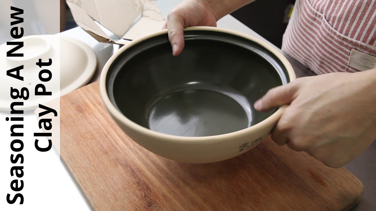 How to season claypot for first use