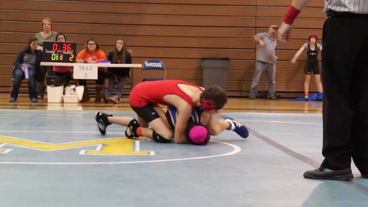 120112 Girl vs. Boy All County Wrestling (1st Match) YouTube