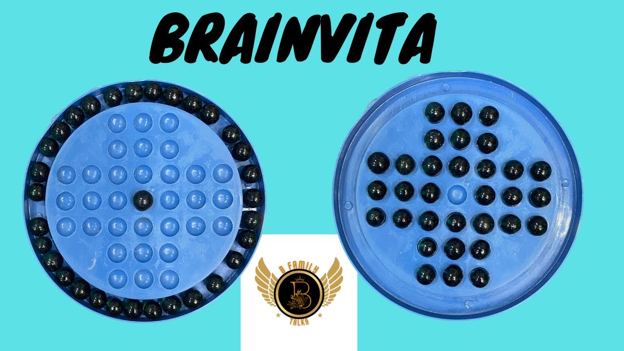Marbles Game How To Win BrainvitaMarble Solitaire Game DIY YouTube