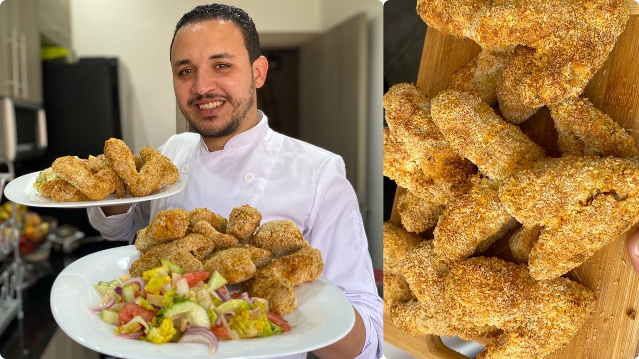 دجاج كنتاكي المقرمش في الفرن بدون قلي بدون زيت👌 صحي و لذيذ